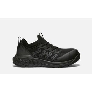 KEEN NEW Utility Men's Black Slip Resistant Work Shoes 9.5D composite toe tennis
